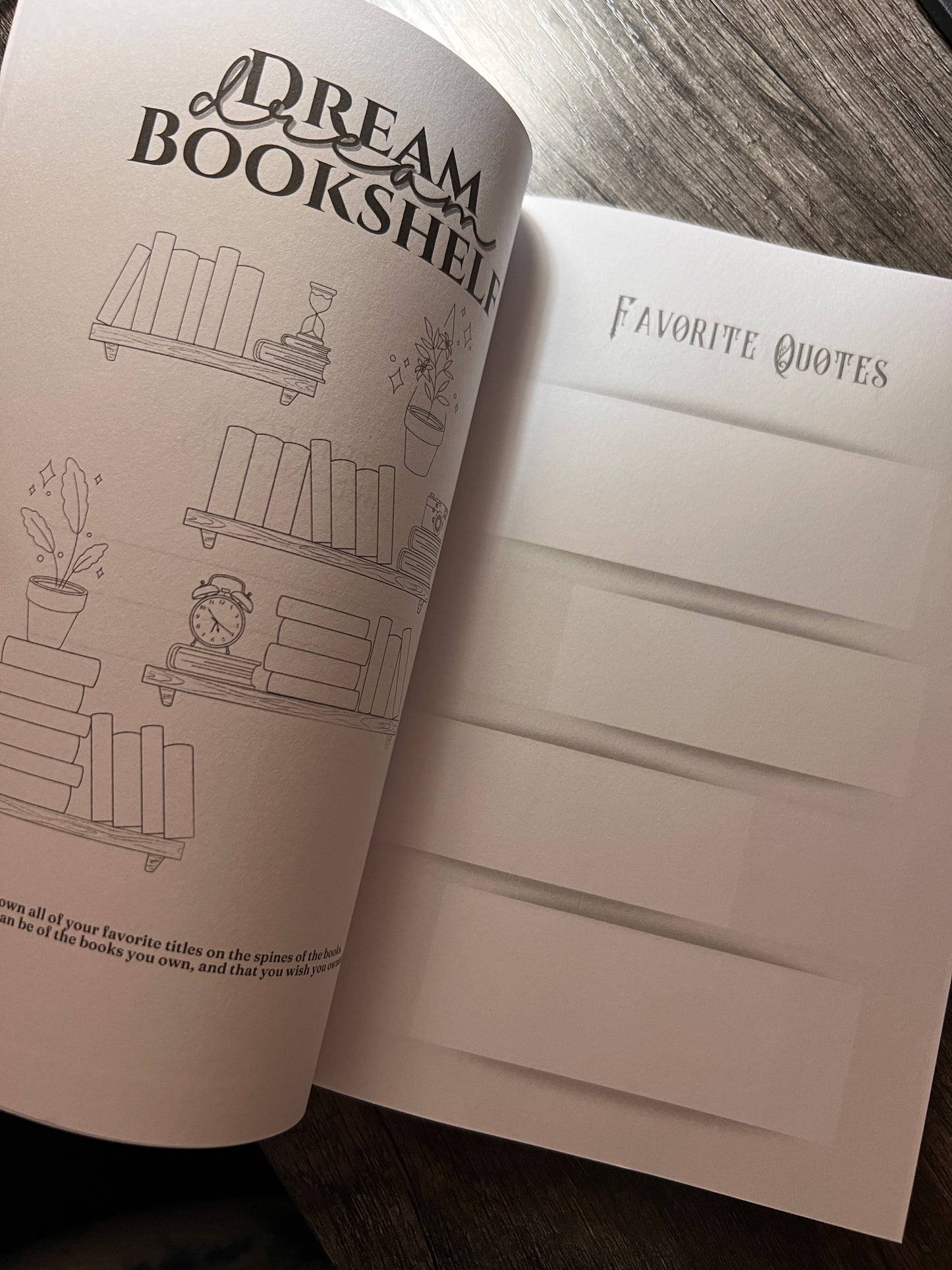 Book Crush Journal- Dark Oz